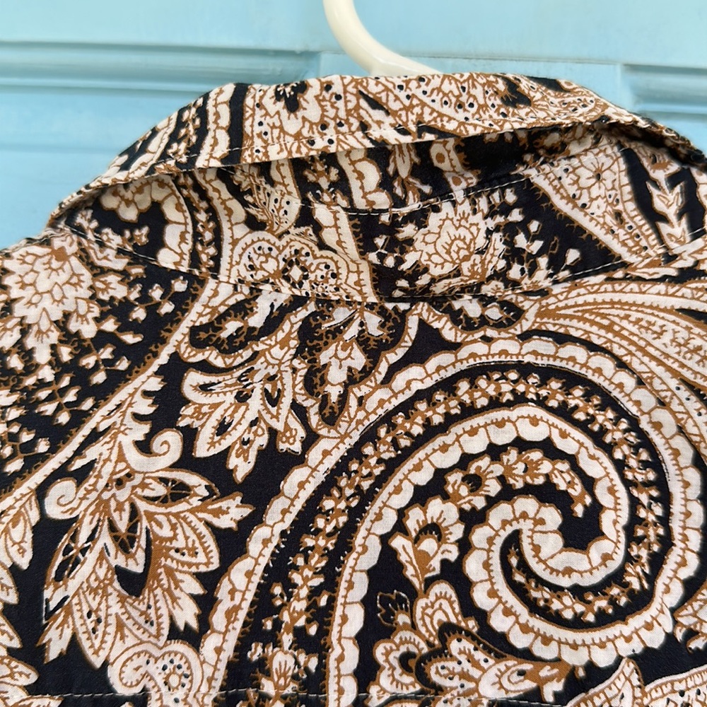 J. Crew Perfect Shirt Paisley size S - Picture 11 of 13